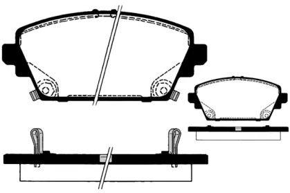 Комплект тормозных колодок RAICAM RA.0767.1