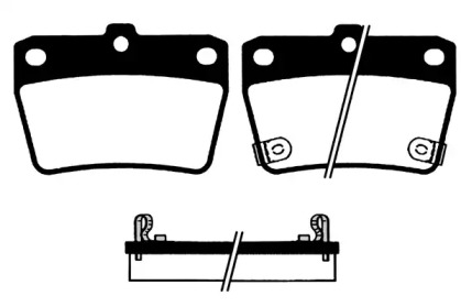 Комплект тормозных колодок RAICAM RA.0781.0