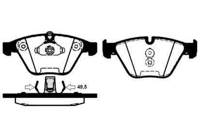 Комплект тормозных колодок RAICAM RA.0789.5