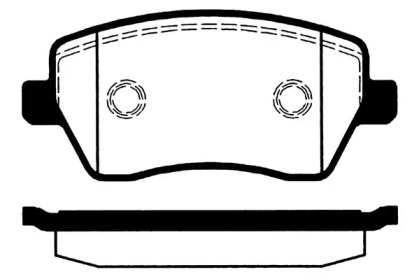 Комплект тормозных колодок RAICAM RA.0805.0