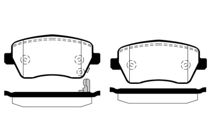 Комплект тормозных колодок RAICAM RA.0805.1