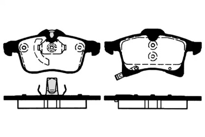 Комплект тормозных колодок RAICAM RA.0816.0