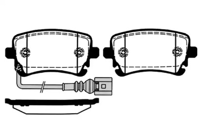 Комплект тормозных колодок RAICAM RA.0819.0
