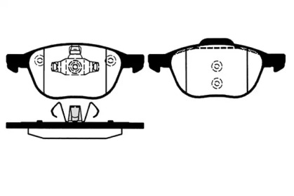 Комплект тормозных колодок RAICAM RA.0820.1