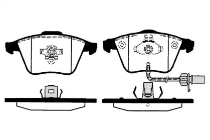Комплект тормозных колодок RAICAM RA.0824.0