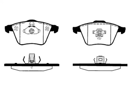 Комплект тормозных колодок RAICAM RA.0824.3