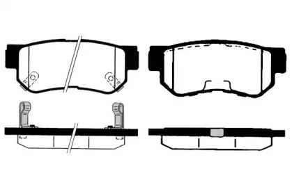 Комплект тормозных колодок RAICAM RA.0833.0