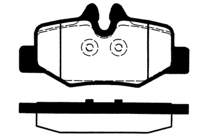 Комплект тормозных колодок RAICAM RA.0845.0