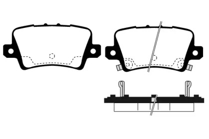 Комплект тормозных колодок RAICAM RA.0851.0