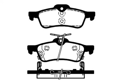 Комплект тормозных колодок RAICAM RA.0865.0