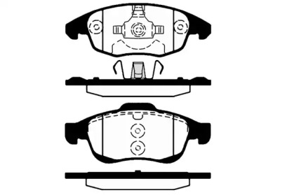 Комплект тормозных колодок RAICAM RA.0889.0
