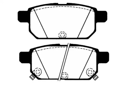 Комплект тормозных колодок, дисковый тормоз RAICAM RA.0899.0