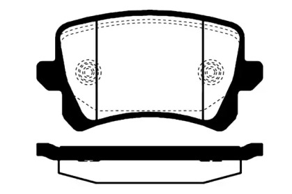 Комплект тормозных колодок RAICAM RA.0921.0