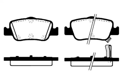 Комплект тормозных колодок RAICAM RA.0928.0