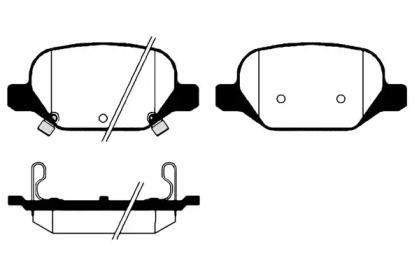 Комплект тормозных колодок RAICAM RA.0959.0