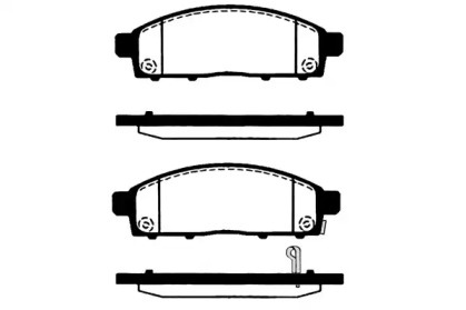 Комплект тормозных колодок RAICAM RA.0975.0