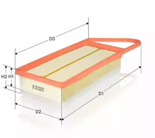 Фильтр TECNECO FILTERS AR2075PM-S