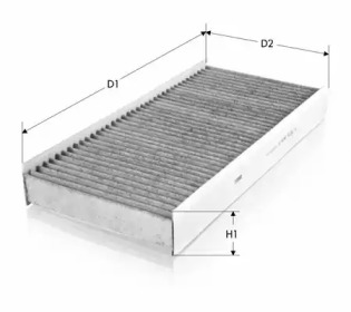 Фильтр, воздух во внутренном пространстве TECNECO FILTERS CK10366-C