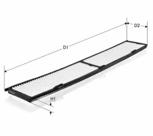 Фильтр, воздух во внутренном пространстве TECNECO FILTERS CK8430