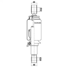Амортизатор montcada 0164720