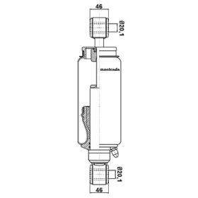 Амортизатор montcada 0164750