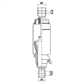 Амортизатор montcada 0164790