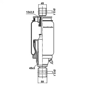 Амортизатор montcada 0164920