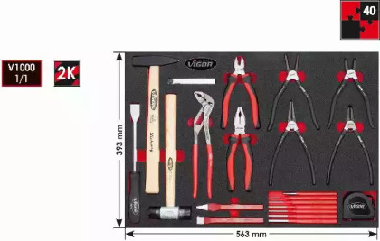 Набор инструментов VIGOR V2009