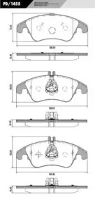 Комплект тормозных колодок FRAS-LE PD/1455