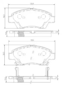 Комплект тормозных колодок FRAS-LE PD/1492