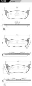 Комплект тормозных колодок FRAS-LE PD/588
