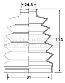 Пыльник FIRST LINE FCB6316