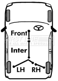 Трос FIRST LINE FKB3448