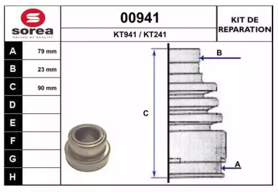 Комплект пыльника SNRA 00941