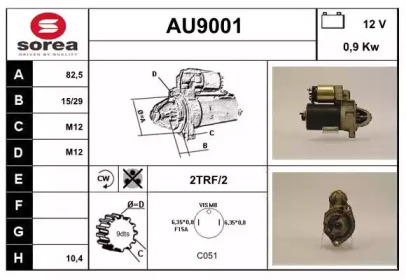 Стартер SNRA AU9001