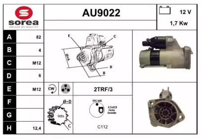 Стартер SNRA AU9022