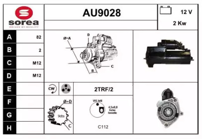 Стартер SNRA AU9028