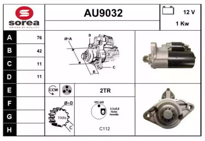 Стартер SNRA AU9032