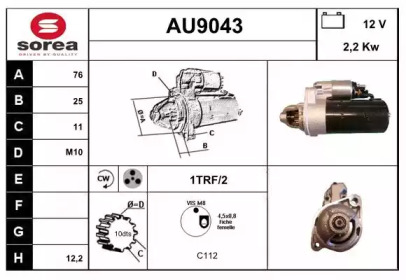 Стартер SNRA AU9043