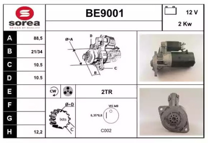 Стартер SNRA BE9001