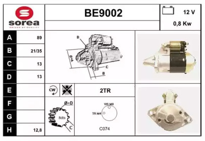 Стартер SNRA BE9002