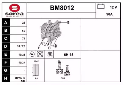  SNRA BM8012