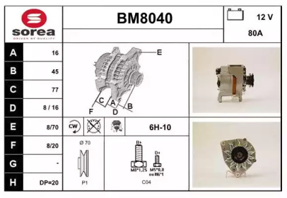 Генератор SNRA BM8040