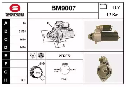 Стартер SNRA BM9007