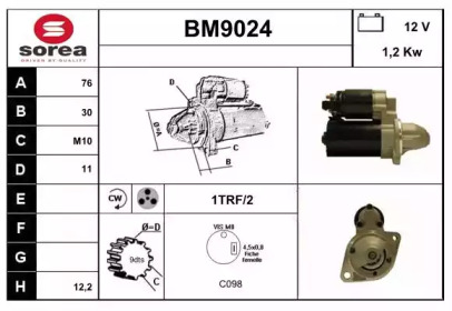 Стартер SNRA BM9024