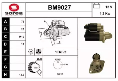 Стартер SNRA BM9027