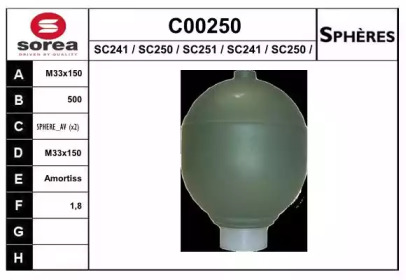 Гидроаккумулятор SNRA C00250