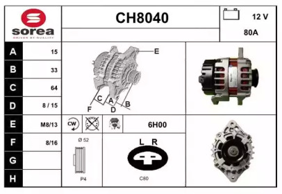 Генератор SNRA CH8040