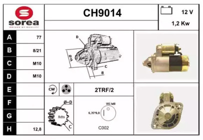 Стартер SNRA CH9014