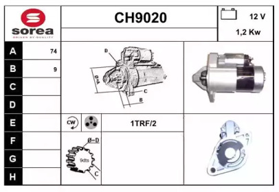 Стартер SNRA CH9020